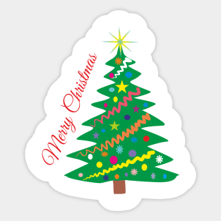 Christmas Tree Sticker